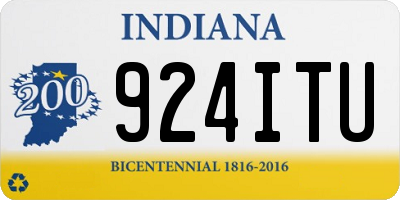 IN license plate 924ITU