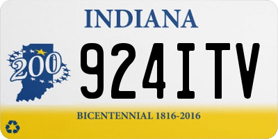 IN license plate 924ITV