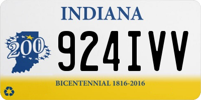 IN license plate 924IVV