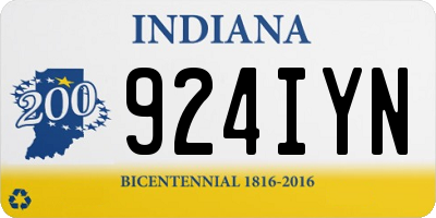 IN license plate 924IYN