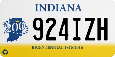 IN license plate 924IZH