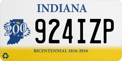 IN license plate 924IZP