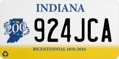 IN license plate 924JCA