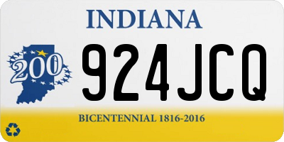 IN license plate 924JCQ