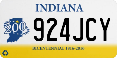IN license plate 924JCY