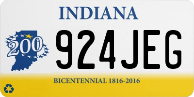 IN license plate 924JEG