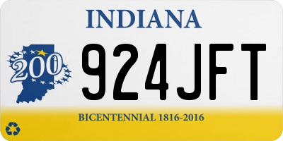 IN license plate 924JFT
