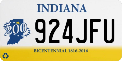 IN license plate 924JFU