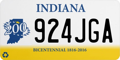 IN license plate 924JGA