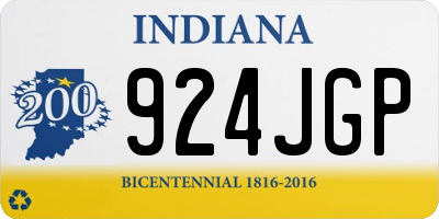 IN license plate 924JGP