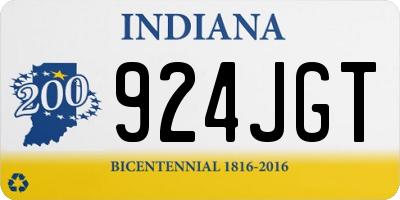 IN license plate 924JGT