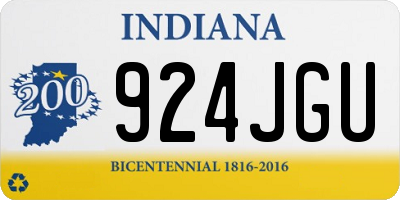 IN license plate 924JGU