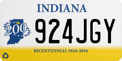 IN license plate 924JGY