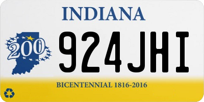 IN license plate 924JHI