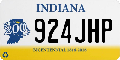 IN license plate 924JHP