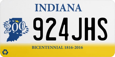 IN license plate 924JHS