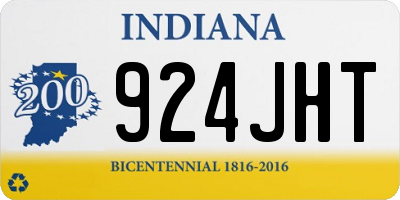 IN license plate 924JHT