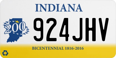 IN license plate 924JHV
