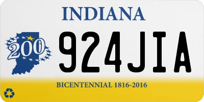 IN license plate 924JIA