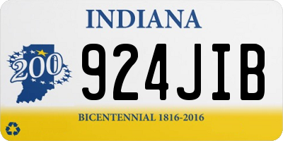 IN license plate 924JIB