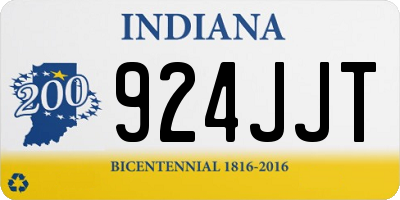 IN license plate 924JJT