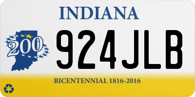 IN license plate 924JLB