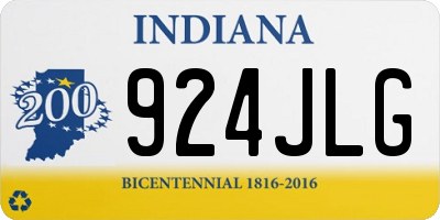 IN license plate 924JLG