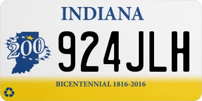IN license plate 924JLH