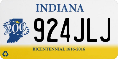 IN license plate 924JLJ