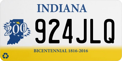 IN license plate 924JLQ
