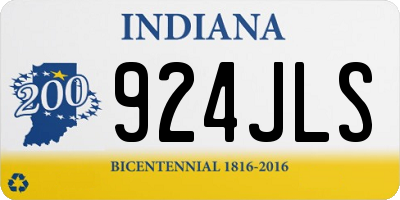 IN license plate 924JLS
