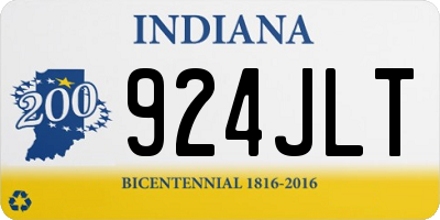 IN license plate 924JLT