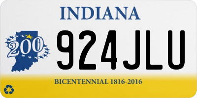 IN license plate 924JLU