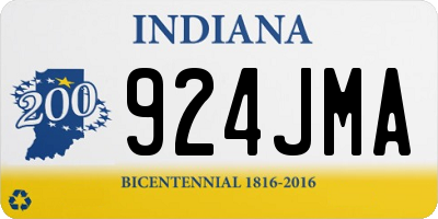IN license plate 924JMA