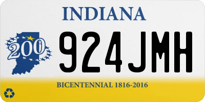 IN license plate 924JMH