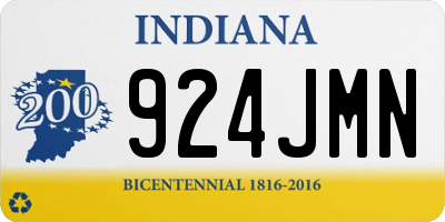 IN license plate 924JMN