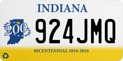 IN license plate 924JMQ