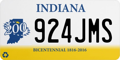 IN license plate 924JMS