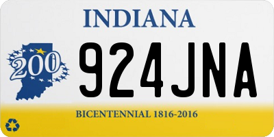 IN license plate 924JNA