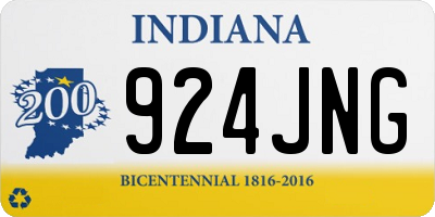 IN license plate 924JNG
