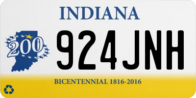 IN license plate 924JNH