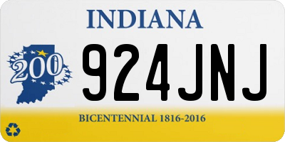 IN license plate 924JNJ