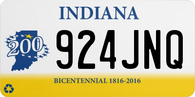 IN license plate 924JNQ