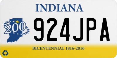 IN license plate 924JPA