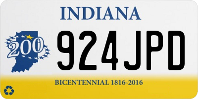 IN license plate 924JPD