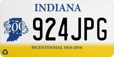 IN license plate 924JPG