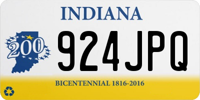 IN license plate 924JPQ