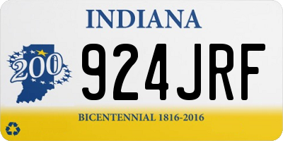 IN license plate 924JRF