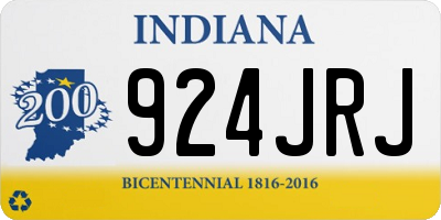 IN license plate 924JRJ
