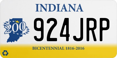 IN license plate 924JRP